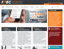 Tablet Screenshot of ipecgroup.net